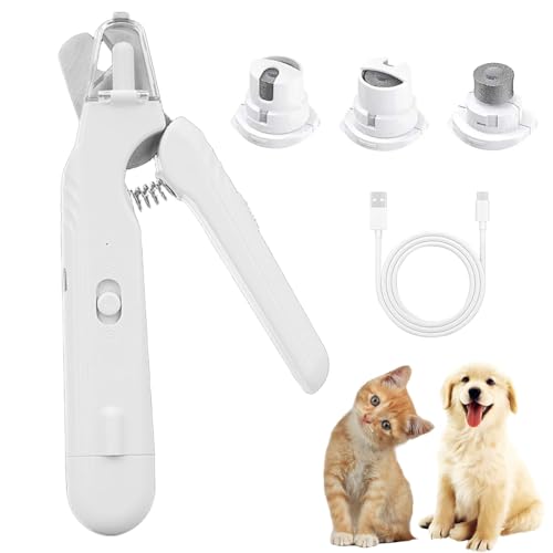 The Safetrim by Pupnourish, Pupnourish Nail Trimmer, 2 in 1 Haustier Nagelknipser Nagelfeile mit LED-Licht, Hundekrallenschleifer Superleiser, Wiederaufladbare Krallenschneider für Hunde Katzen The Safetrim by Pupnourish, Pupnourish Nail Trimmer, 2 in 1 Haustier Nagelknipser Nagelfeile mit LED-Licht, Hundekrallenschleifer Superleiser, Wiederaufladbare Krallenschneider für Hunde Katzen von CHENRI