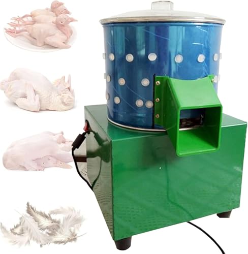 Hühnerrupfmaschine, Hühner-Zupfmaschine, Edelstahl-Hühnerfeder-Zupfmaschine, Geflügel-Zupfmaschine, automatischer Hühner-Zupfer, ideal für Geflügel, Hühner, Wachteln von CHENWY