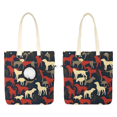 Canvas Pet Shoulder Bag Pet Carrier Handbag Small Pet Carrier Tote Bag for Small Pets von CHENZZZZ