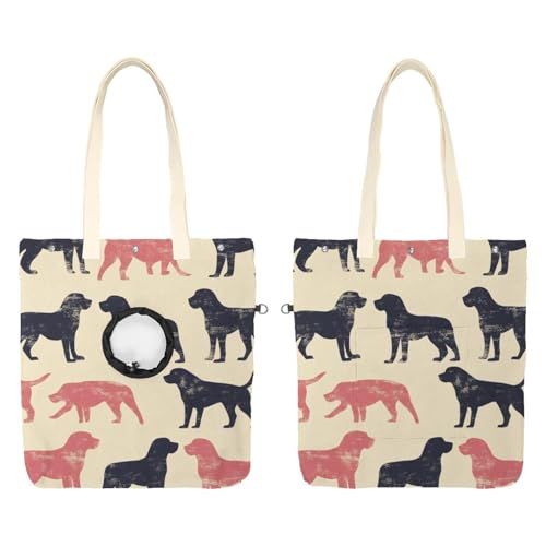 Doggy Pet Schultertragetasche, Segeltuch, Schultertasche, Hundetragetasche, tragbare Katze, kleine Tragetasche von CHENZZZZ