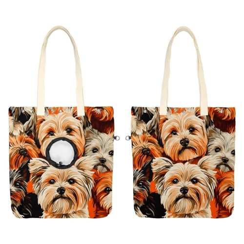 Hund (1) Haustier Leinwand Schulter Tasche Nette Katze Träger Handtasche Tragbare Tragen Hund Tote Tasche Für Kleine Tiere Liefert Outdoor Reise von CHENZZZZ
