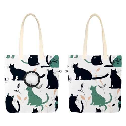 Katzen auf weißem Hintergrund, Katzen-Out-Tasche, freihändiger Show-Kopf-Katzen-Tragetasche, Katzenhalte-Schultertasche für Outdoor-Reisen Katzen auf weißem Hintergrund, Katzen-Out-Tasche, freihändiger Show-Kopf-Katzen-Tragetasche, Katzenhalte-Schultertasche für Outdoor-Reisen von CHENZZZZ