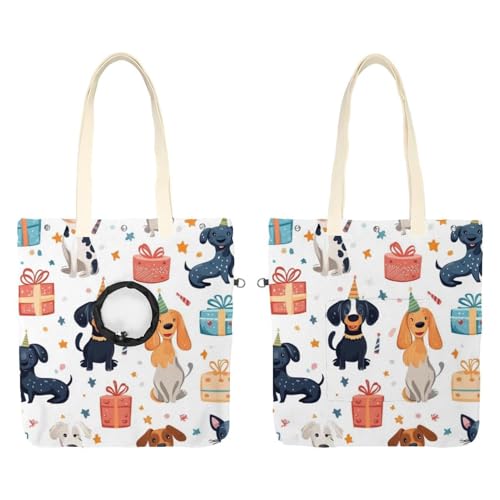 Nette Lustige Hunde und Geschenke (15) Haustier Schulter Tasche, Leinwand Umhängetasche Hund Träger, Tragbare Katze Kleine Tote Brust Tasche von CHENZZZZ