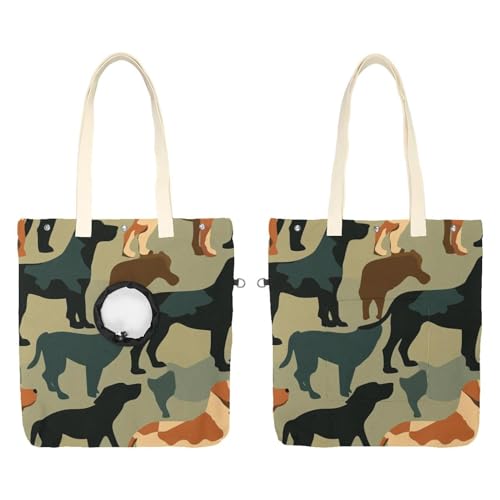 Niedliche Hund Haustier Leinwand Umhängetasche Tragetasche, Katze Träger, tragbare Kätzchen & Welpe Tasche, Komfort Träger für kleine Haustiere von CHENZZZZ