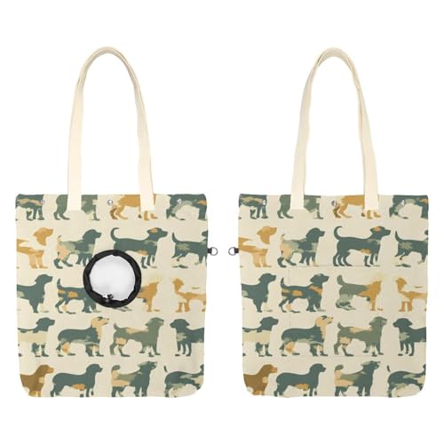 Schultertasche für Haustiere, Schultertasche aus Segeltuch, Hundetransporttasche, tragbare Tasche für kleine Katzen Schultertasche für Haustiere, Schultertasche aus Segeltuch, Hundetransporttasche, tragbare Tasche für kleine Katzen von CHENZZZZ