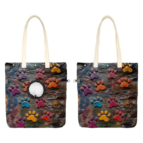 Show Head Pet Canvas Umhängetasche, Hund Katze Paw Animal Footprint Pet Out Bag, Outcrop, Pet Out Umhängetasche. Show Head Pet Canvas Umhängetasche, Hund Katze Paw Animal Footprint Pet Out Bag, Outcrop, Pet Out Umhängetasche. von CHENZZZZ