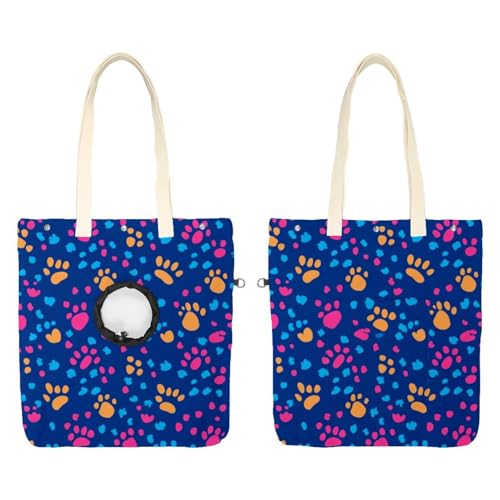 Show Head Pet Canvas Umhängetasche, Hund Katze Pfote Tier Fußabdruck Haustier Out Tasche Outcrop Pet Out Umhängetasche Show Head Pet Canvas Umhängetasche, Hund Katze Pfote Tier Fußabdruck Haustier Out Tasche Outcrop Pet Out Umhängetasche von CHENZZZZ