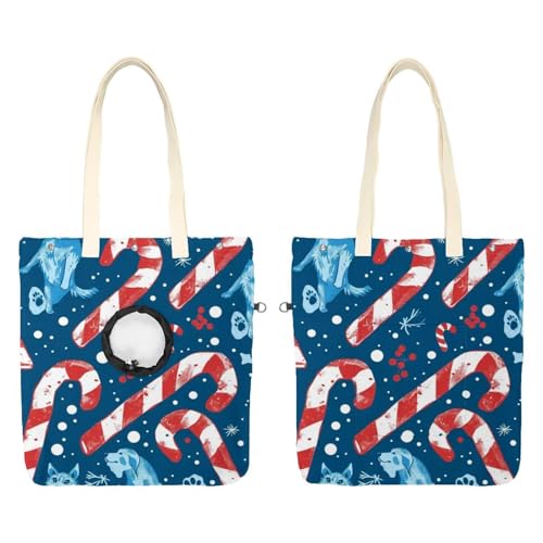 Weihnachtliche Tragetasche für 2 Haustiere, Leinen, Tragetasche, Katzentragetasche, tragbare Kätzchen- und Welpen-Tragetasche, bequeme Tragetasche für kleine Haustiere Weihnachtliche Tragetasche für 2 Haustiere, Leinen, Tragetasche, Katzentragetasche, tragbare Kätzchen- und Welpen-Tragetasche, bequeme Tragetasche für kleine Haustiere von CHENZZZZ