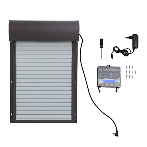 CHEOTIME Automatischer Hühnerstall-Türöffner, LED-Display, Steuerungsbildschirm, elektrische automatische Hühnerstalltür mit Timer, wasserdicht und Anti-Klemm-Design CHEOTIME Automatischer Hühnerstall-Türöffner, LED-Display, Steuerungsbildschirm, elektrische automatische Hühnerstalltür mit Timer, wasserdicht und Anti-Klemm-Design von CHEOTIME