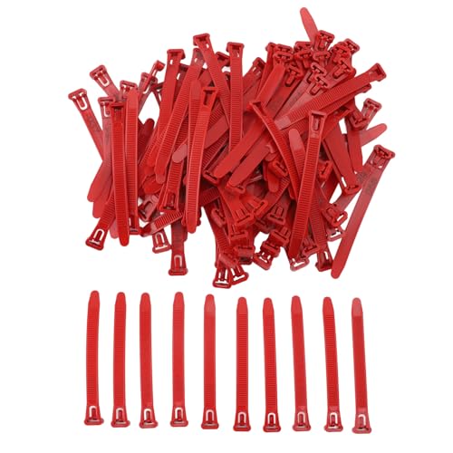 Cheotime 100pcs Hühnerbeinbänder, verstellbare Geflügelbeinringe fadelige nummerierte Geflügelidentifikations -Bein -Tags Tier -Knöchelringe für Entengans (CHEOTIMEUF59VL-13) von CHEOTIME