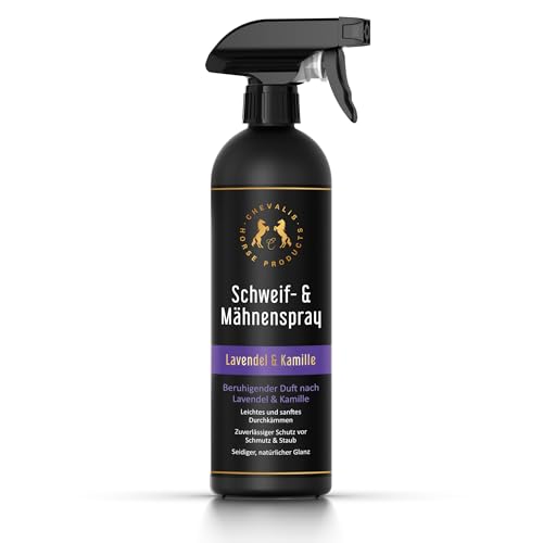 CHEVALIS Pferde Mähnenspray für Schweif & Mähne, sanfte Fell-Pflege und leichte Kämmbarkeit, Vegan mit ätherischen Ölen von Lavendel & Kamille, ohne PEG und EDTA, 500ml CHEVALIS Pferde Mähnenspray für Schweif & Mähne, sanfte Fell-Pflege und leichte Kämmbarkeit, Vegan mit ätherischen Ölen von Lavendel & Kamille, ohne PEG und EDTA, 500ml von CHEVALIS
