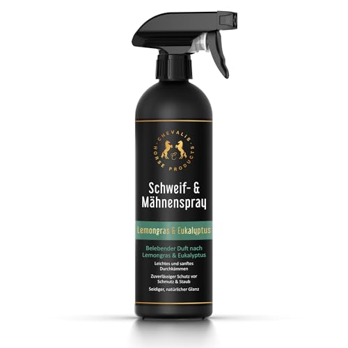 CHEVALIS Pferde Mähnenspray für Schweif & Mähne, sanfte Fell-Pflege und leichte Kämmbarkeit, Vegan mit ätherischen Ölen von Lemongrass & Eukalyptus, ohne PEG und EDTA, 500ml CHEVALIS Pferde Mähnenspray für Schweif & Mähne, sanfte Fell-Pflege und leichte Kämmbarkeit, Vegan mit ätherischen Ölen von Lemongrass & Eukalyptus, ohne PEG und EDTA, 500ml von CHEVALIS