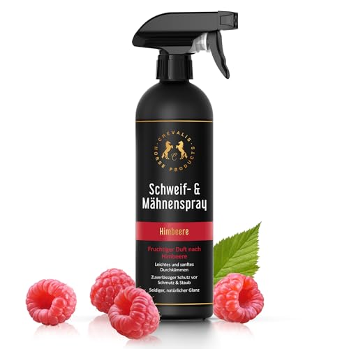 CHEVALIS Pferde Mähnenspray für Schweif & Mähne, sanfte Fell-Pflege und leichte Kämmbarkeit, Vegan mit ätherischen Ölen von der Himbeere, ohne PEG und EDTA, 500ml CHEVALIS Pferde Mähnenspray für Schweif & Mähne, sanfte Fell-Pflege und leichte Kämmbarkeit, Vegan mit ätherischen Ölen von der Himbeere, ohne PEG und EDTA, 500ml von CHEVALIS