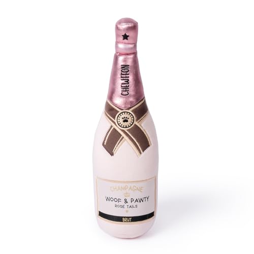 CHEWFFON Quietschspielzeug,Plüsch-Hundespielzeug, gegen Langeweile, Kauspielzeug, niedliches Hundespielzeug für Welpen, kleine, mittelgroße und große Rassen (Rosa Champagnerflasche) CHEWFFON Quietschspielzeug,Plüsch-Hundespielzeug, gegen Langeweile, Kauspielzeug, niedliches Hundespielzeug für Welpen, kleine, mittelgroße und große Rassen (Rosa Champagnerflasche) von CHEWFFON