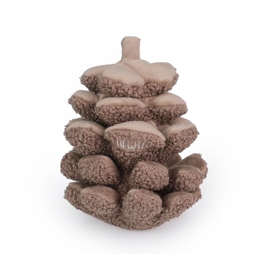 CHEWFFON Plüsch-Tannenzapfen Enrichment Hundespielzeug – Interaktiv, Puzzle, Quietschend, Cute, Schnüffelspielzeug mit Leckerli-Ausgabe für Nasenarbeit, für kleine und mittelgroße Hunde CHEWFFON Plüsch-Tannenzapfen Enrichment Hundespielzeug – Interaktiv, Puzzle, Quietschend, Cute, Schnüffelspielzeug mit Leckerli-Ausgabe für Nasenarbeit, für kleine und mittelgroße Hunde von CHEWFFON