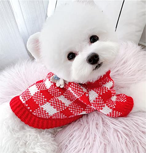 Pullover-Mantel-Hündchen-Welpen-Chihuahua-Yorkshire-Terrier-Hundekleidung-Winter-Zwergpudel-Bichon-kleine Hundekostüm-Kleidung (Color : B, Size : XScode) von CHEWO