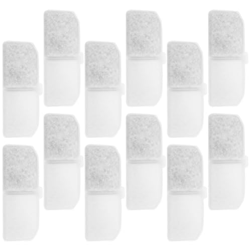CHICAMPERA 12 Stück Teiliges Katzenbrunnen Ersatzfilter Aktivkohle und Schwamm Effektive Filtration von Haaren Schmutz und Metallionen Hygienisch für Haustierwasserspender Verbessert CHICAMPERA 12 Stück Teiliges Katzenbrunnen Ersatzfilter Aktivkohle und Schwamm Effektive Filtration von Haaren Schmutz und Metallionen Hygienisch für Haustierwasserspender Verbessert von CHICAMPERA