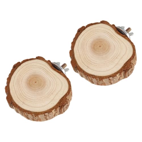 CHICAMPERA 2 Stück Teiliges Vogel Meerschweinchen holzspielzeug Naturholz Plattform Kauspielzeug für Papageien Wellensittiche Hamster Käfigzubehör Robuste Sitzstange und Kletterhilfe CHICAMPERA 2 Stück Teiliges Vogel Meerschweinchen holzspielzeug Naturholz Plattform Kauspielzeug für Papageien Wellensittiche Hamster Käfigzubehör Robuste Sitzstange und Kletterhilfe von CHICAMPERA