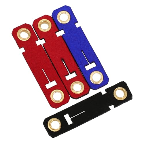 CHICAMPERA 4 Sätze Wildleder Vogel Fußringe in Blau Rot Schwarz Langlebige Papageien Fußkettchen Einfach Anzubringen für Wellensittiche Tauben und Andere Ziervögel zur Praktischen CHICAMPERA 4 Sätze Wildleder Vogel Fußringe in Blau Rot Schwarz Langlebige Papageien Fußkettchen Einfach Anzubringen für Wellensittiche Tauben und Andere Ziervögel zur Praktischen von CHICAMPERA
