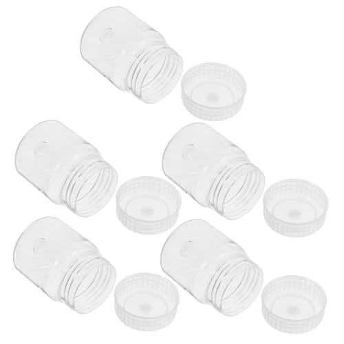 CHICAMPERA 5 Stück Tissue -Kulturflasche Probenflaschen Probenaufbewahrungsflaschen kleine Flasche zum Testen Mini-Foundation-Flasche Leere Lotionstuben Plastik Transparent CHICAMPERA 5 Stück Tissue -Kulturflasche Probenflaschen Probenaufbewahrungsflaschen kleine Flasche zum Testen Mini-Foundation-Flasche Leere Lotionstuben Plastik Transparent von CHICAMPERA