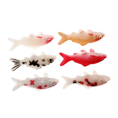 CHICAMPERA 6stücke Künstliche Karpfen Dekorative Fische Für Aquarien Lebensechte Simulierte Modelle Für Fischbecken Und Tischdekoration Vivid Design Für Aquarien Und Terrarien CHICAMPERA 6stücke Künstliche Karpfen Dekorative Fische Für Aquarien Lebensechte Simulierte Modelle Für Fischbecken Und Tischdekoration Vivid Design Für Aquarien Und Terrarien von CHICAMPERA