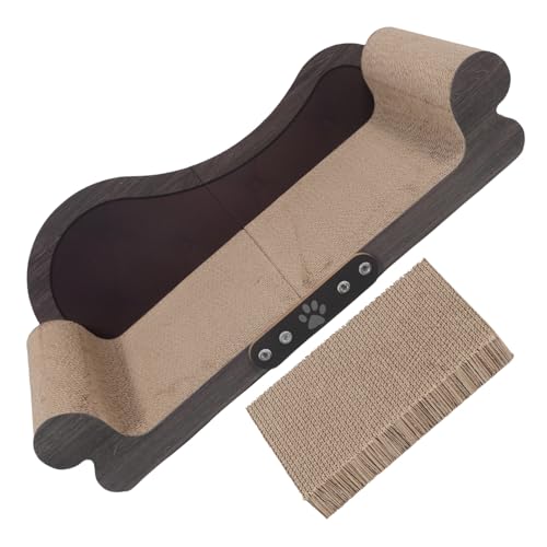 CHICAMPERA Kratzbrett Sofa für Katzen aus Robustem Wellpappe-Material Kratzfest Wohnraumfreundlich Schadstofffrei Pflegeleicht Sofa-Form für Indoor-Katzen Schützt Möbel vor Kratzschäden CHICAMPERA Kratzbrett Sofa für Katzen aus Robustem Wellpappe-Material Kratzfest Wohnraumfreundlich Schadstofffrei Pflegeleicht Sofa-Form für Indoor-Katzen Schützt Möbel vor Kratzschäden von CHICAMPERA