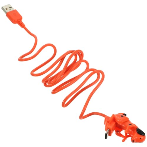 CHICAMPERA Lustiges Hunde Ladekabel C Tragbares Kreatives Ladekabel für Smartphones Kleines und Leichtes Hunde Design Kompatibel mit USB-C Geräten von CHICAMPERA