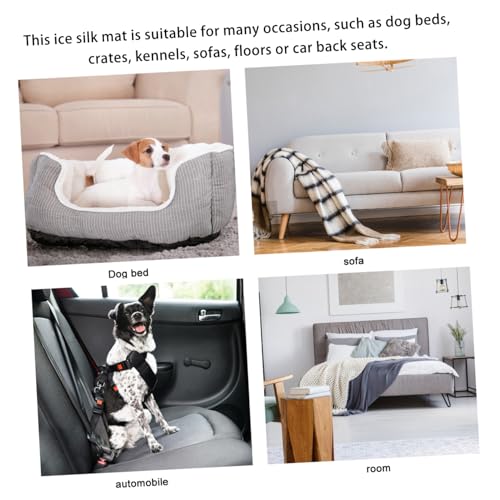 CHICAMPERA Selbstkühlende Kühlmatte für Hunde und Katzen Ice Silk Material Atmungsaktiv Wasserabsorbierend rutschfest für Sommer Haustierbett Sofa Auto Outdoor Xs CHICAMPERA Selbstkühlende Kühlmatte für Hunde und Katzen Ice Silk Material Atmungsaktiv Wasserabsorbierend rutschfest für Sommer Haustierbett Sofa Auto Outdoor Xs von CHICAMPERA