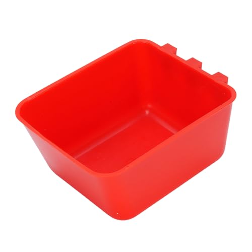 CHICIRIS 10pcs Vogelzufuhrschale, Verdickter Futtermittelwasserer für Geflügel, Plastikhähnchenkäfig -Trinkbehälter mit Drahthaken, Vielseitige Haustiernahrungschale von CHICIRIS