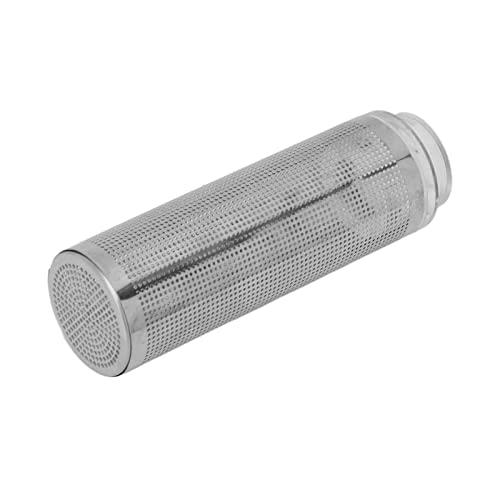 CHICIRIS Aquarium-Sieb, Kleine Löcher, 12 Mm, Wassereinlass, Schutzhülle, Einfache Reinigung, Edelstahl-Aquarienfilter für Aquarien von CHICIRIS