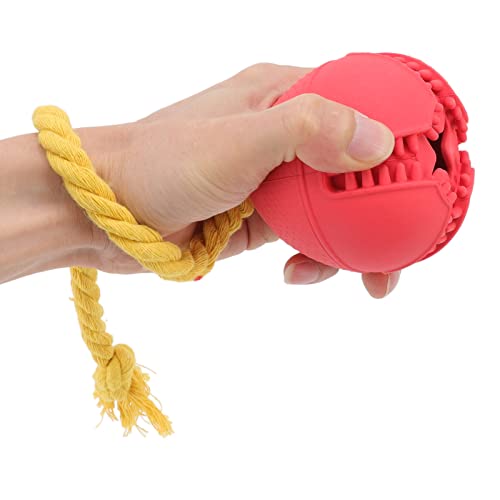 CHICIRIS Dog Leak Food Ball IQ Training Puppy Puzzle Conical Durable Rubber Dog Toys von CHICIRIS