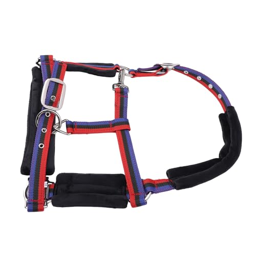 CHICIRIS Einstellbare Pferdehaltergrößenverpalte für Reittimplätze Kinnspitzer Schnappscheibe Nylon mit Abrieb Textil für Trainingsreitkomfort (#1) von CHICIRIS