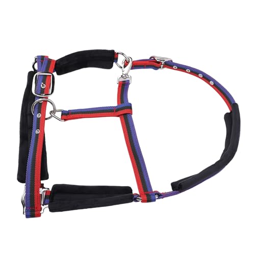 CHICIRIS Einstellbare Pferdehaltergrößenverpalte für Reittimplätze Kinnspitzer Schnappscheibe Nylon mit Abrieb Textil für Trainingsreitkomfort (#2) von CHICIRIS