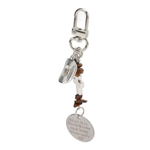 CHICIRIS Reiter Vintage Horse Sattle Bridle Charm Clamp/Holder für Glamouröse Rennstrecke, Langlebiger Metallcharm mit Tiefem Zusammenhang, Elegant und Bedeutungsvoll von CHICIRIS