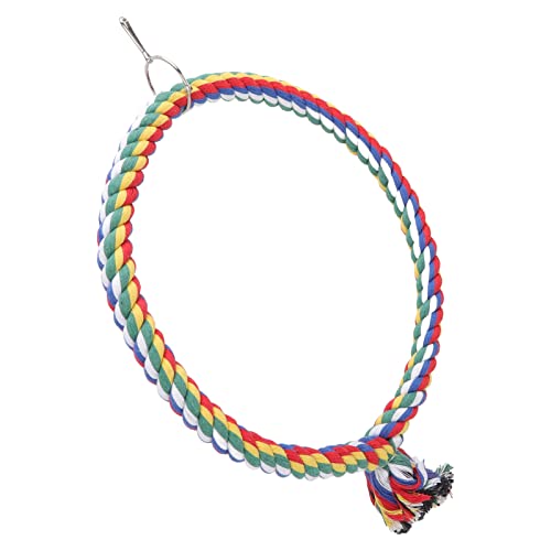 CHICIRIS Vogelschaukel-Barschständer, Vogelschaukel-Spielzeug, Bissfestigkeit, lustiges hängendes Klettern für Sittiche von CHICIRIS