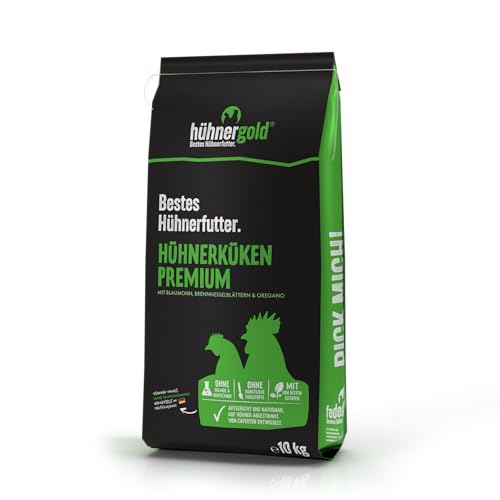 ChickenGold Hühner Küken Premium (10kg) von CHICKEN GOLD Naturnahes Hühnerfutter