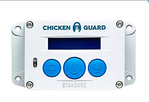 CHICKENGUARD 0702811646049 Standard Automatische Türöffner für den Hühnerstall, Automatische Hühnerklappe, mit Timer. Direkt Vom Hersteller von CHICKENGUARD