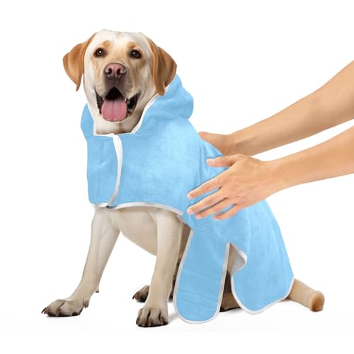 Heller Himmelblau Super saugfähiger Hund Trocknen Mantel Hundebekleidung Weich Schnell Trocknend Trocknet Schnell Hundetasche S Heller Himmelblau Super saugfähiger Hund Trocknen Mantel Hundebekleidung Weich Schnell Trocknend Trocknet Schnell Hundetasche S von CHIFIGNO