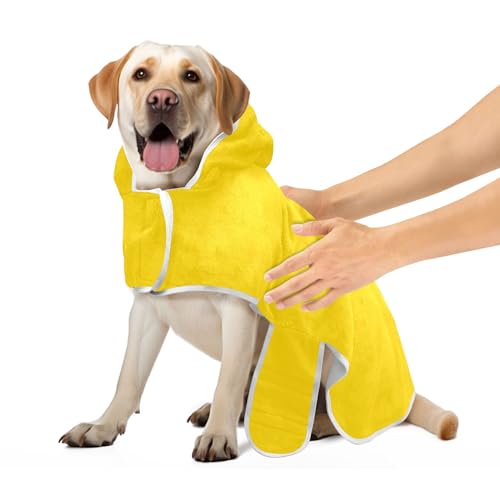 Hund Bademantel Golden Hund Bademantel Handtuch Leicht Schnell Trocknend Haustier Hund Katze Bademantel Handtuch Weich, M Hund Bademantel Golden Hund Bademantel Handtuch Leicht Schnell Trocknend Haustier Hund Katze Bademantel Handtuch Weich, M von CHIFIGNO