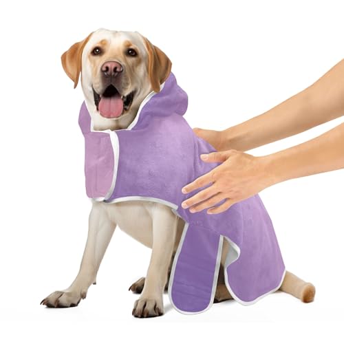 Hundemäntel mit Farbverlauf, saugfähig, schnell trocknend, verstellbares Halsband und Taille, Hundehandtücher zum Trocknen von Hunden, Größe M Hundemäntel mit Farbverlauf, saugfähig, schnell trocknend, verstellbares Halsband und Taille, Hundehandtücher zum Trocknen von Hunden, Größe M von CHIFIGNO
