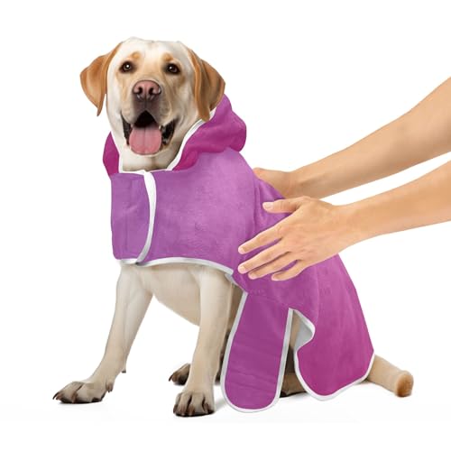 Rosa Rot Farbverlauf Robe für Haustiere Leichter Hund Bademantel Handtuch Weich Schnell Trocknend Haustier Hund Katze Bademantel Handtuch, M Rosa Rot Farbverlauf Robe für Haustiere Leichter Hund Bademantel Handtuch Weich Schnell Trocknend Haustier Hund Katze Bademantel Handtuch, M von CHIFIGNO