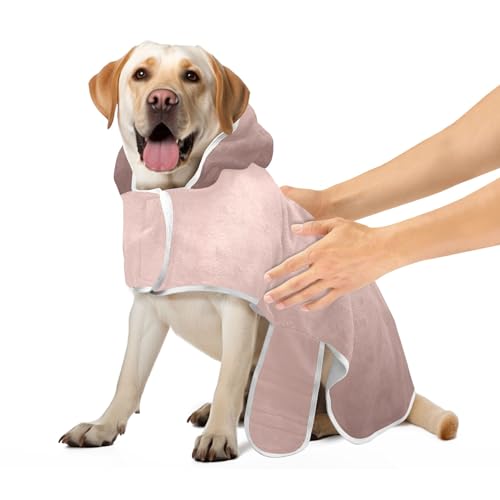 Rose Gold Gradient Super Absorbent Robe for Pets Dog Bath Towel Cute Fast Drying Dog Towels for Drying Dogs, S Rose Gold Gradient Super Absorbent Robe for Pets Dog Bath Towel Cute Fast Drying Dog Towels for Drying Dogs, S von CHIFIGNO