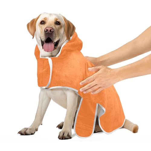 Tropical Orange Saugfähige Hunderoben Badetuch Robe Weich Schnell Trocknen Schnell Trocknen Schnell Hund Tasche, S von CHIFIGNO