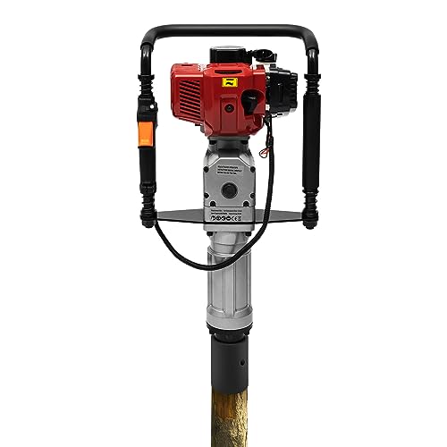 CHIMHOON Pfahlramme Benzin 2-Takt Benzin Pfahlramme 2.3PS T Pfostenramme Zaunpfahlramme Handramme 1L/0.26 Gallonen #92 Niedriger Kraftstoffverbrauch 30-55J Aufprallenergie CHIMHOON Pfahlramme Benzin 2-Takt Benzin Pfahlramme 2.3PS T Pfostenramme Zaunpfahlramme Handramme 1L/0.26 Gallonen #92 Niedriger Kraftstoffverbrauch 30-55J Aufprallenergie von CHIMHOON