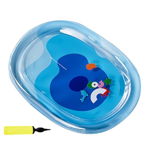 CHIZISX Aufblasbare Haustier-Kühlmatte für heißes Wetter, verdicktes PVC-Design, Wassermatte für Hunde, Katzen, Kleintiere, Kühlkissen von CHIZISX