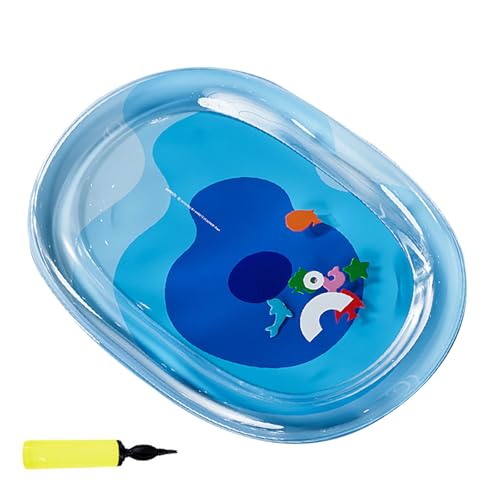 CHIZISX Aufblasbare Haustier-Kühlmatte für heißes Wetter, verdicktes PVC-Design, Wassermatte für Hunde, Katzen, Kleintiere, Kühlkissen von CHIZISX