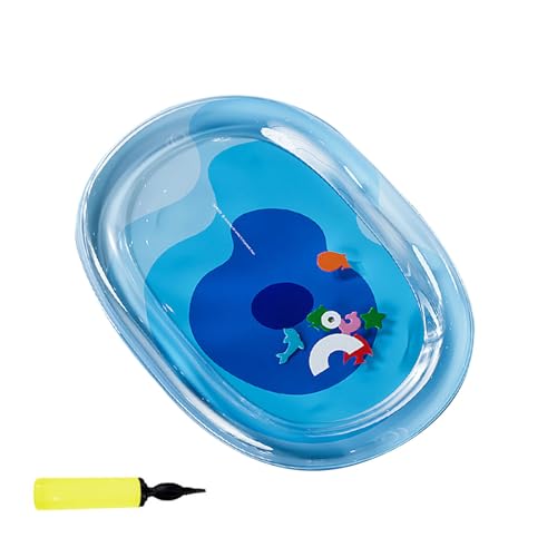 CHIZISX Aufblasbare Haustier-Kühlmatte für heißes Wetter, verdicktes PVC-Design, Wassermatte für Hunde, Katzen, Kleintiere, Kühlkissen von CHIZISX