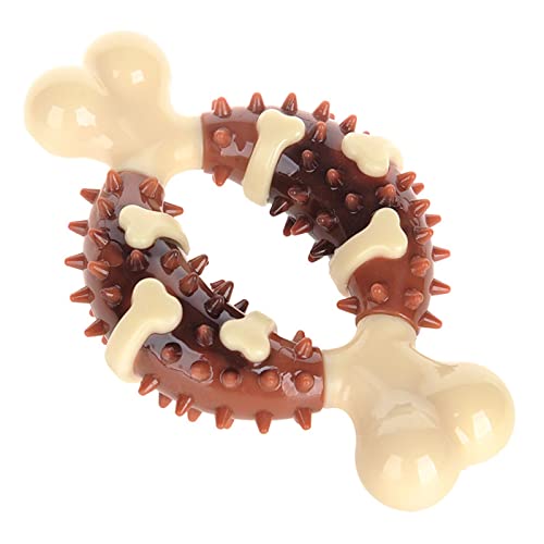 CHIZISX Hundespielzeug, Hundekauspielzeug für aggressive Kauer, unzerstörbar, hartes Nylon, Zahnspielzeug für große, kleine Hunde, Welpen CHIZISX Hundespielzeug, Hundekauspielzeug für aggressive Kauer, unzerstörbar, hartes Nylon, Zahnspielzeug für große, kleine Hunde, Welpen von CHIZISX