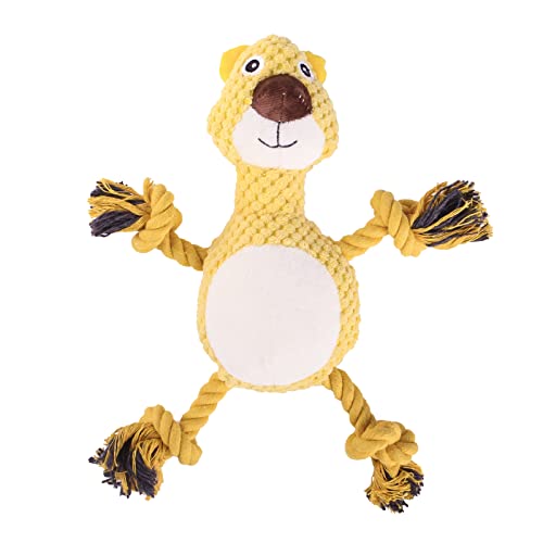 CHIZISX Hundespielzeug, quietschendes Hundespielzeug für aggressive Kauer, Beißring, Kauspielzeug, Plüsch, gefülltes Hundespielzeug, Plüsch, quietschendes Spielzeug CHIZISX Hundespielzeug, quietschendes Hundespielzeug für aggressive Kauer, Beißring, Kauspielzeug, Plüsch, gefülltes Hundespielzeug, Plüsch, quietschendes Spielzeug von CHIZISX