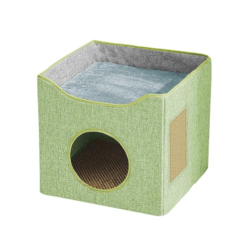 CHIZISX Katzenbett, Katzenbett für den Innenbereich, für kleine Hunde, warmes Bett, Haus, Cartoon-Welpenzelt, Kätzchen-Höhle, dickes Kissen, für den Innenbereich CHIZISX Katzenbett, Katzenbett für den Innenbereich, für kleine Hunde, warmes Bett, Haus, Cartoon-Welpenzelt, Kätzchen-Höhle, dickes Kissen, für den Innenbereich von CHIZISX